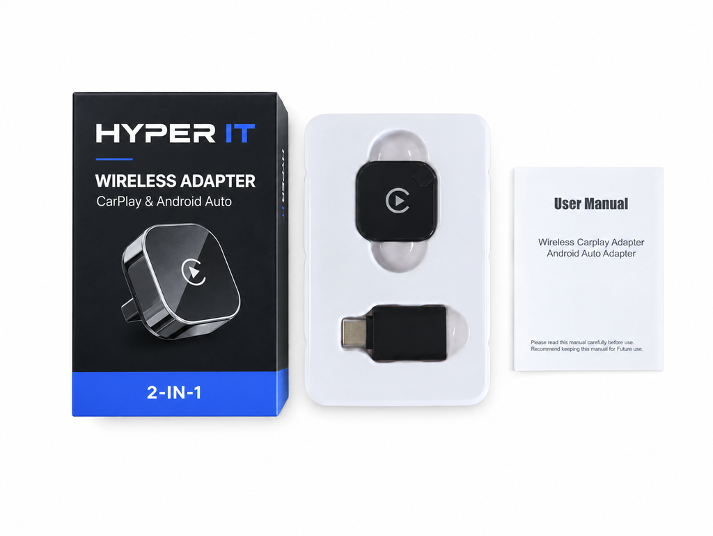 Wireless USB Apple CarPlay Android Auto Adapter