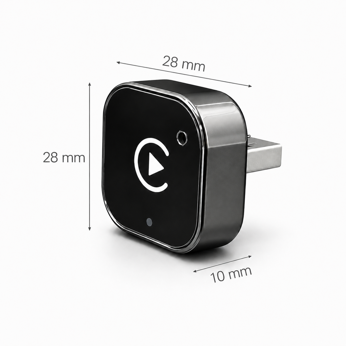 Wireless CarPlay and Android Auto adapter dimensions