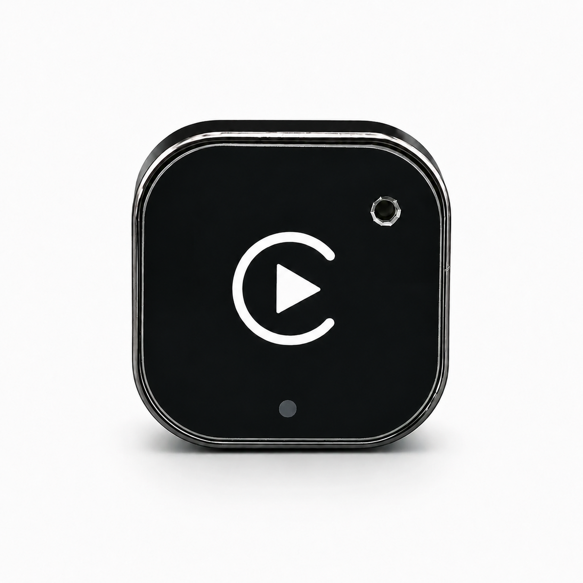 Wireless CarPlay and Android Auto adapter straight front view