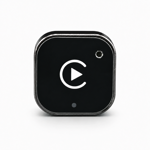 Wireless CarPlay and Android Auto adapter straight front view
