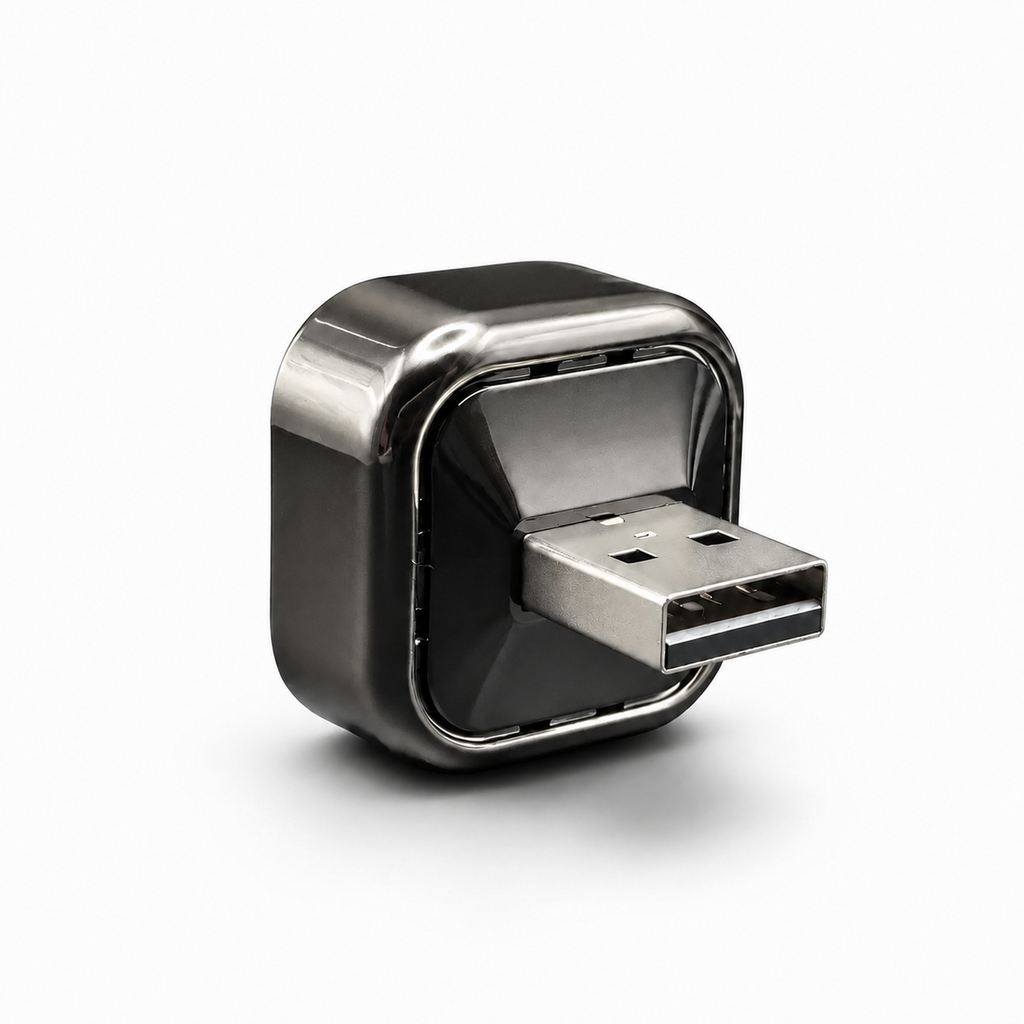 Wireless CarPlay and Android Auto adapter rear USB-A connector