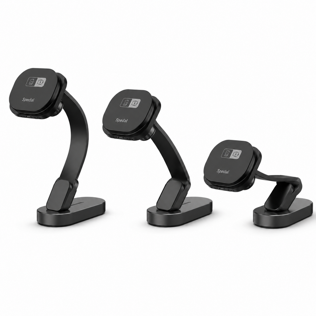 MagSafe dashboard charger adjustable viewing positions