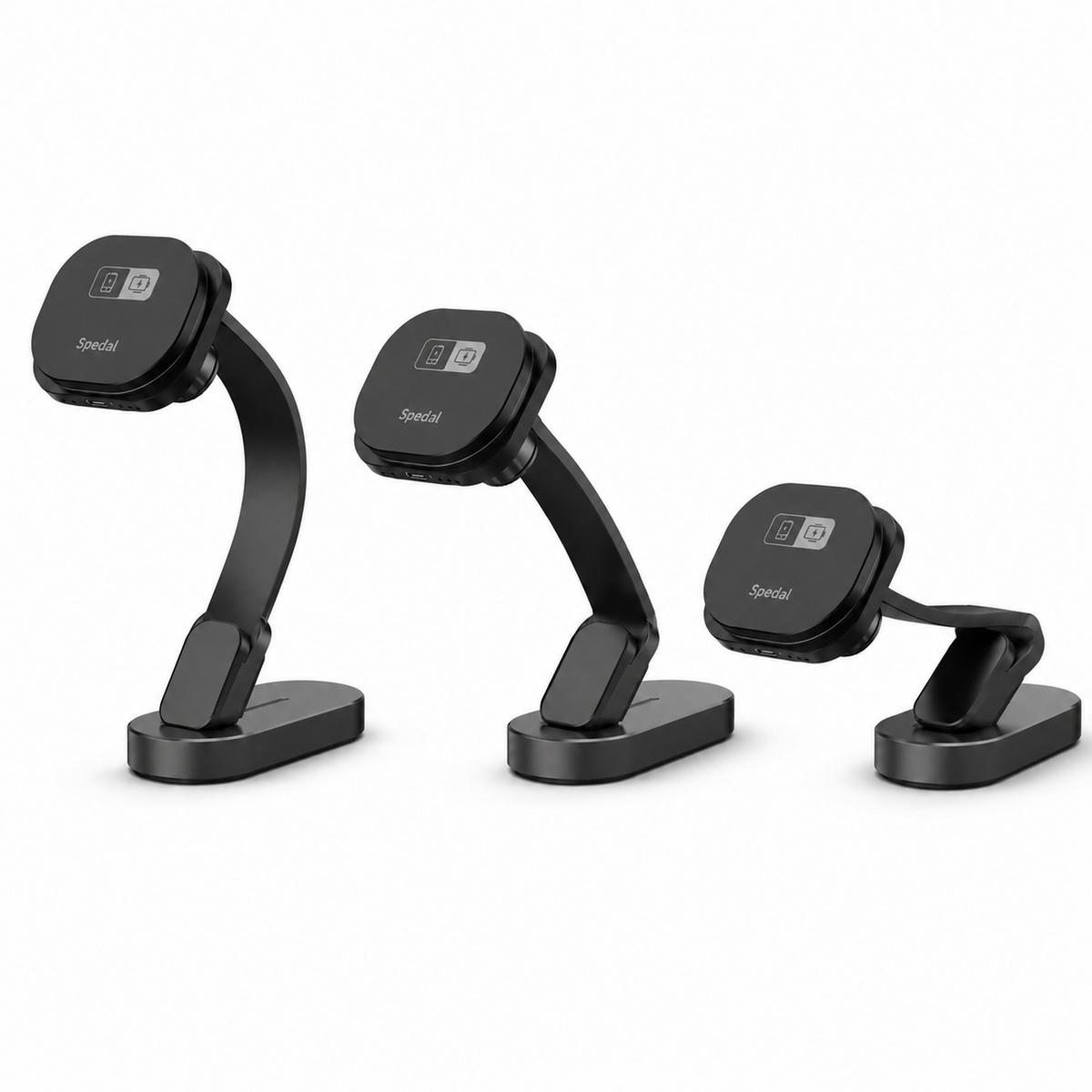 MagSafe dashboard charger adjustable viewing positions